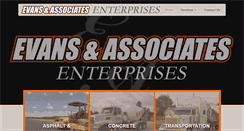 Desktop Screenshot of evans-assoc.com